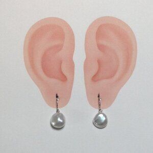 Honora Keshi Pearl Silver Wire Earrings